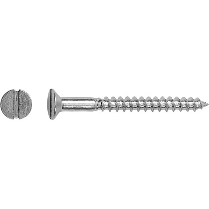 Skrutka do dreva so zápustnou hlavou PZ bielo pozinkovaná 5 x 30 mm, 12 ks