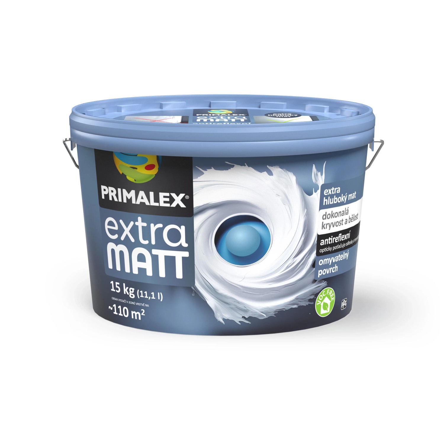 E-shop PRIMALEX Vnútorný maliarsky náter Extra Matt snehobiely 15 kg