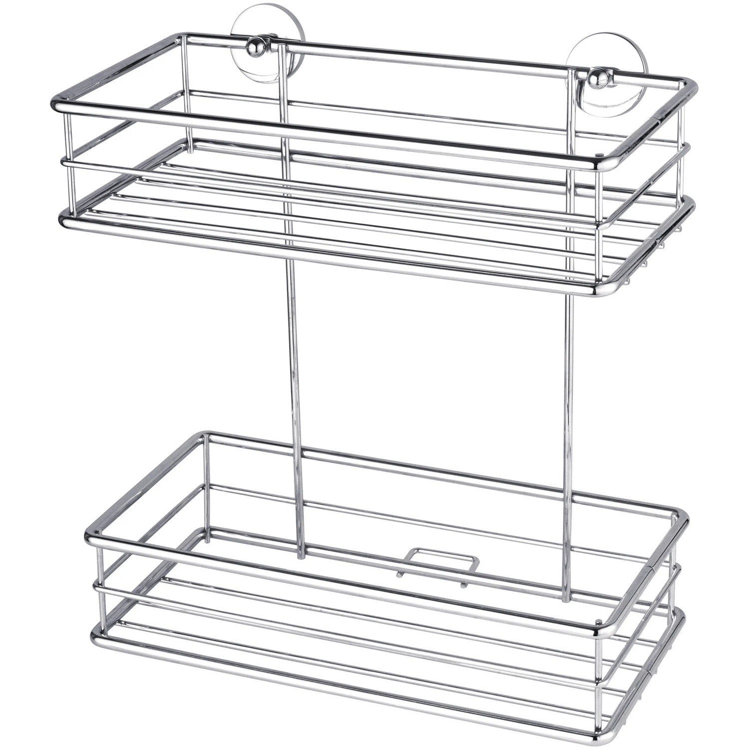 E-shop tesa Dvojposchodový košík do sprchy Baath stredný, chróm, 275 x 250 x 125 mm