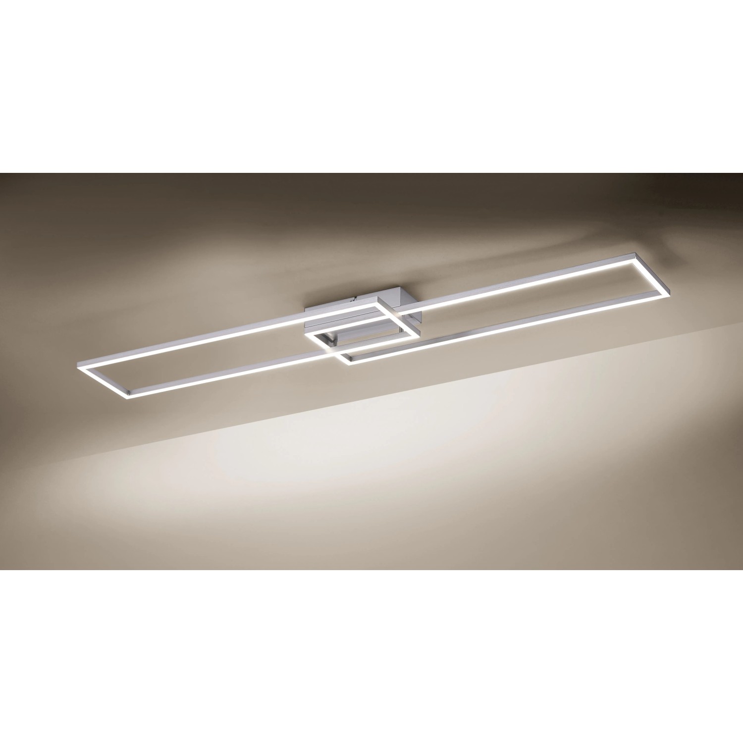 E-shop Just Light. Stropné LED svietidlo Iven, 2x20W, 2700-5000K, oceľ, 110 x 25 cm