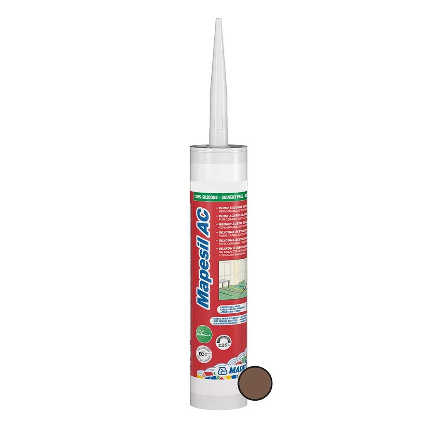E-shop Mapei Silikónový tesniaci tmel Mapesil AC 310 ml, 144 čokoládová