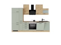 Flex-Well Kuchyňa CARA 310 cm/typ 2-chladnička/rúra/var.doska/digestor/umývačka