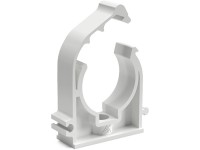 PVC jednoduchá príchytka na CU rúrku, 28 mm