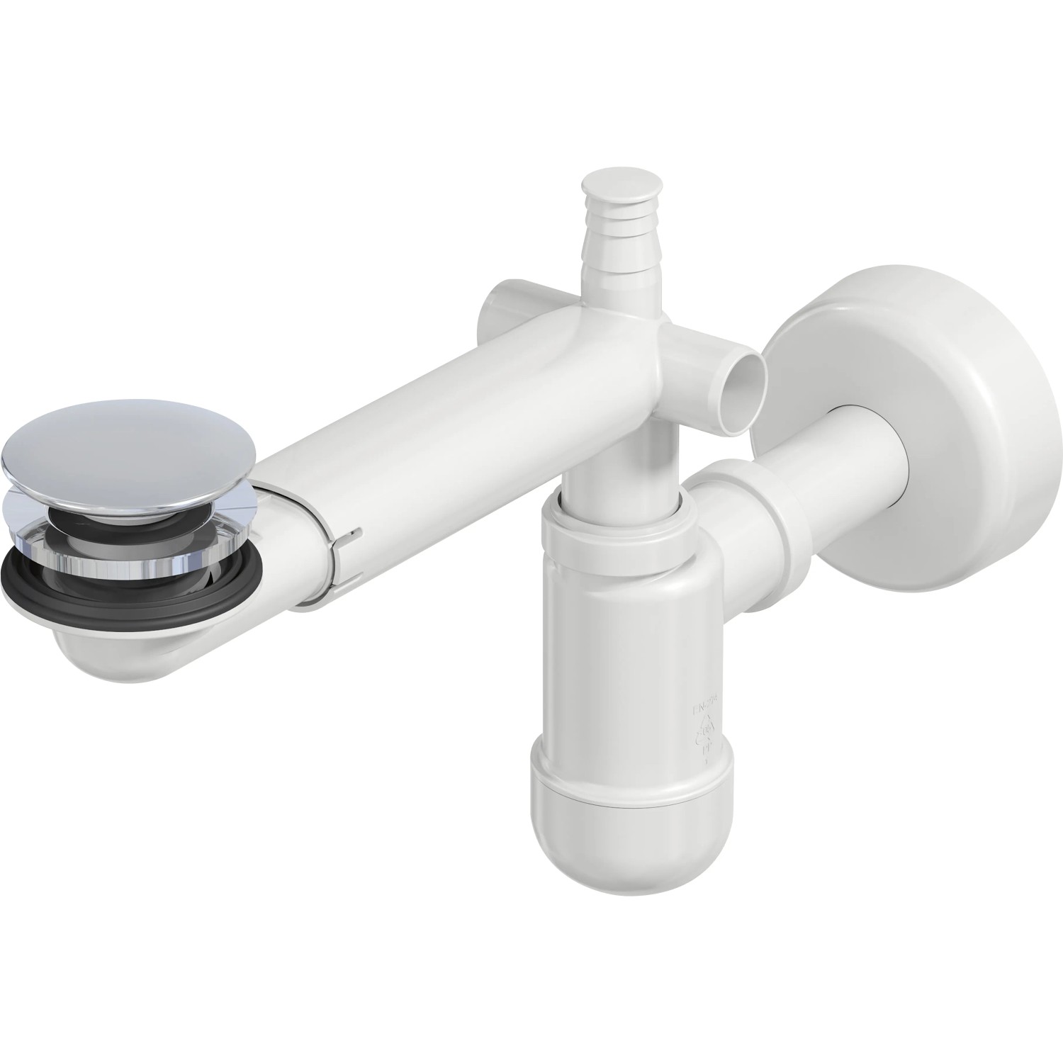 E-shop Prevex Umývadlový sifón pre úsporu miesta Preloc SpaceSaver click-clack, pr.32mm