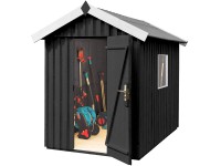 Weka Švédsky záhradný domček 348 veľ. 1, antracitová, 162 x 168 cm