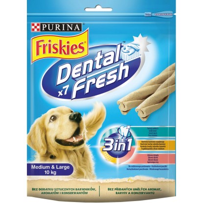 Purina Pochúťka pre psov Friskies Dental Fresh 180 g