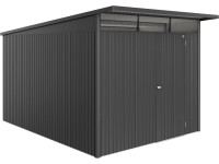 Biohort Plechový domček AvantGarde ECO A8 stand.dvere tm.sivá 260x380x222 cm