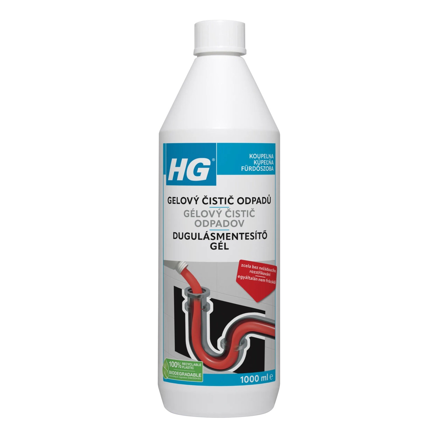 E-shop HG Gélový čistič odpadov 1 l