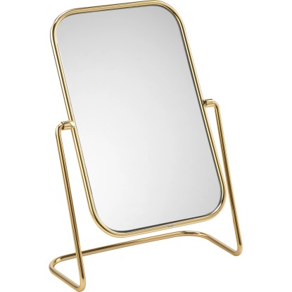 baliv Kozmetické zrkadlo, zlaté, kovové