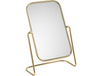 baliv Kozmetické zrkadlo, zlaté, kovové