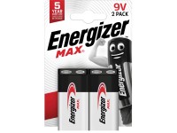 Energizer Alkalická batéria Max 6LR61 9V, 2 ks