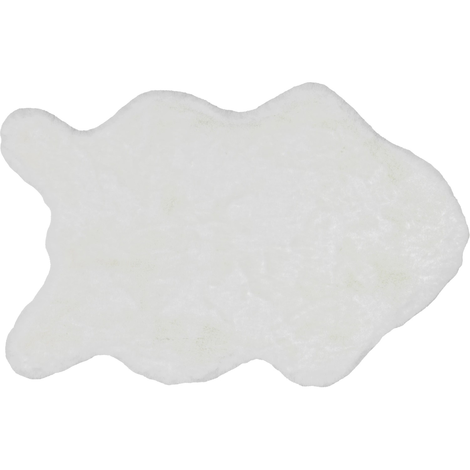 E-shop Schöner Wohnen Umelá kožušina Tender, tvarovaná, biela, 60 x 90 cm