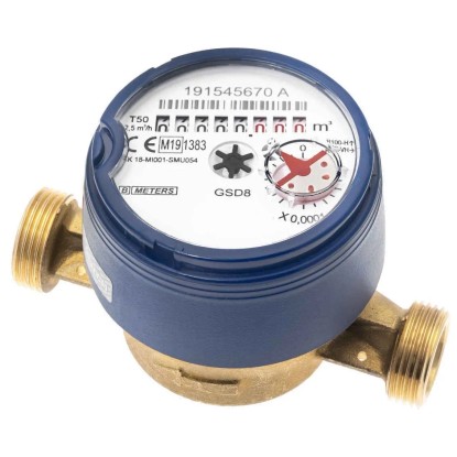 Geos AGT Bytový vodomer na studenú vodu 8-miestny 30 °C