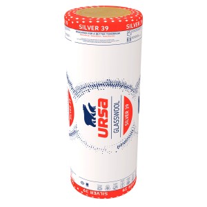 Rolka sklenej vaty Ursa Silver 39, izolácia z minerálnej vlny pre interiéry.