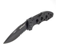 Wolfcraft Nôž na voľný čas so sklápacou ozubenou čepeľou