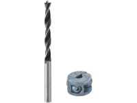 Wolfcraft Špirálový vrták do dreva s obmedzovačom hĺbky vŕtania, pr. 6 mm Wolfcraft Špirálový vrták do dreva s obmedzovačom hĺbky vŕtania, pr. 6 mm