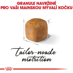Jedna granula krmiva pre mačky pre Mainské mývalie mačky.