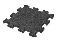 MAX3 Gumová dlažba PUZZLE čierna 500 x 500 x 25 mm