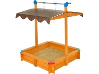 Gaspo Pieskovisko Felix s výškovo nastaviteľnou strieškou, 100 x 100 cm