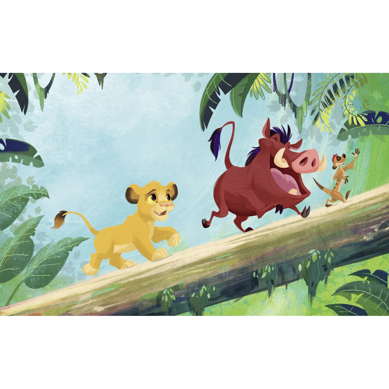 E-shop Komar Vliesová fototapeta Disney Lion King Classic Jungle Team 400 x 250 cm