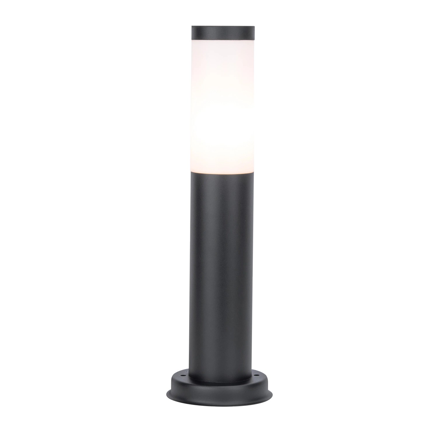 E-shop LUTEC Vonkajšie stojacie svietidlo STELO tm. sivé 1 x E27 max. 40W pr.12,5x65cm