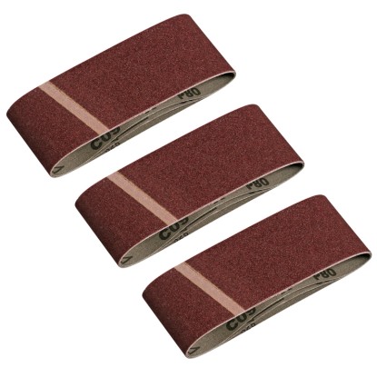 LUX-TOOLS Brúsný pás K40, 75 x 457 mm, 3 ks