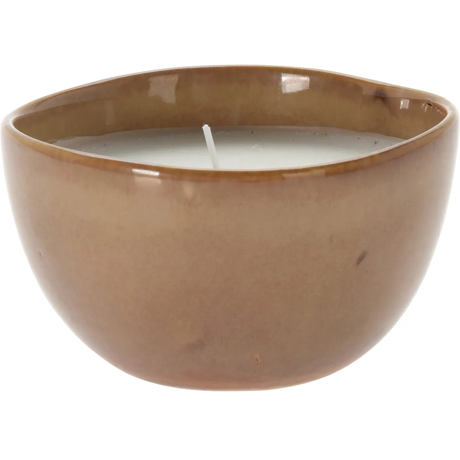 E-shop Koopman Sviečka v porcelánovej miske, rôzne druhy, pr. 10,3 x 6 cm