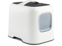 Rotho Toaleta pre mačky Biala, Mistletoe White, 44,3 x 39,5 x 51 cm