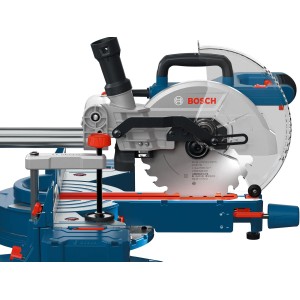 Pokosová píla Bosch Professional GCM 305-216 S, stolová píla s LED svetlom.