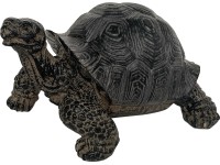 Záhradná dekorácia korytnačka čierna 15 x 9 cm