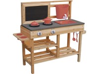 Detská kuchynka z jedľového dreva 93 x 82,5 x 32 cm