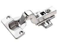 Hettich Dvojramenný nábytkový záves, brzda, vsadený, poniklovaný, 35 mm