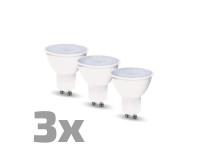 EURO-LUX LED žiarovka GU10, 4,8 W, 425 lm, 3000 K, 3 ks