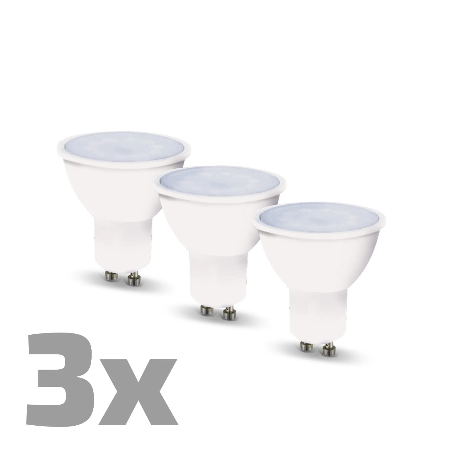 E-shop EURO-LUX LED žiarovka GU10, 4,8 W, 425 lm, 3000 K, 3 ks
