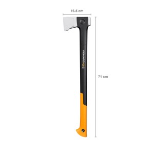 Štiepacia sekera Fiskars X28, dĺžka 71 cm, sekera na štiepanie dreva.