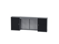 Küpper Nástenná skrinka 70229, 2 dvierka/4 steny/4 police/1 tienidlo 60x160x19cm