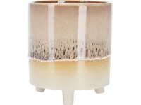 Koopman Porcelánový kvetináč na nožičkách, rôzne farby, pr. 12,5 x 14,5 cm