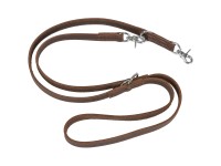 Trixie Vôdzka V Rustic kožená nastaviteľná tmavohnedá XS-S, 200 cm x 12 mm