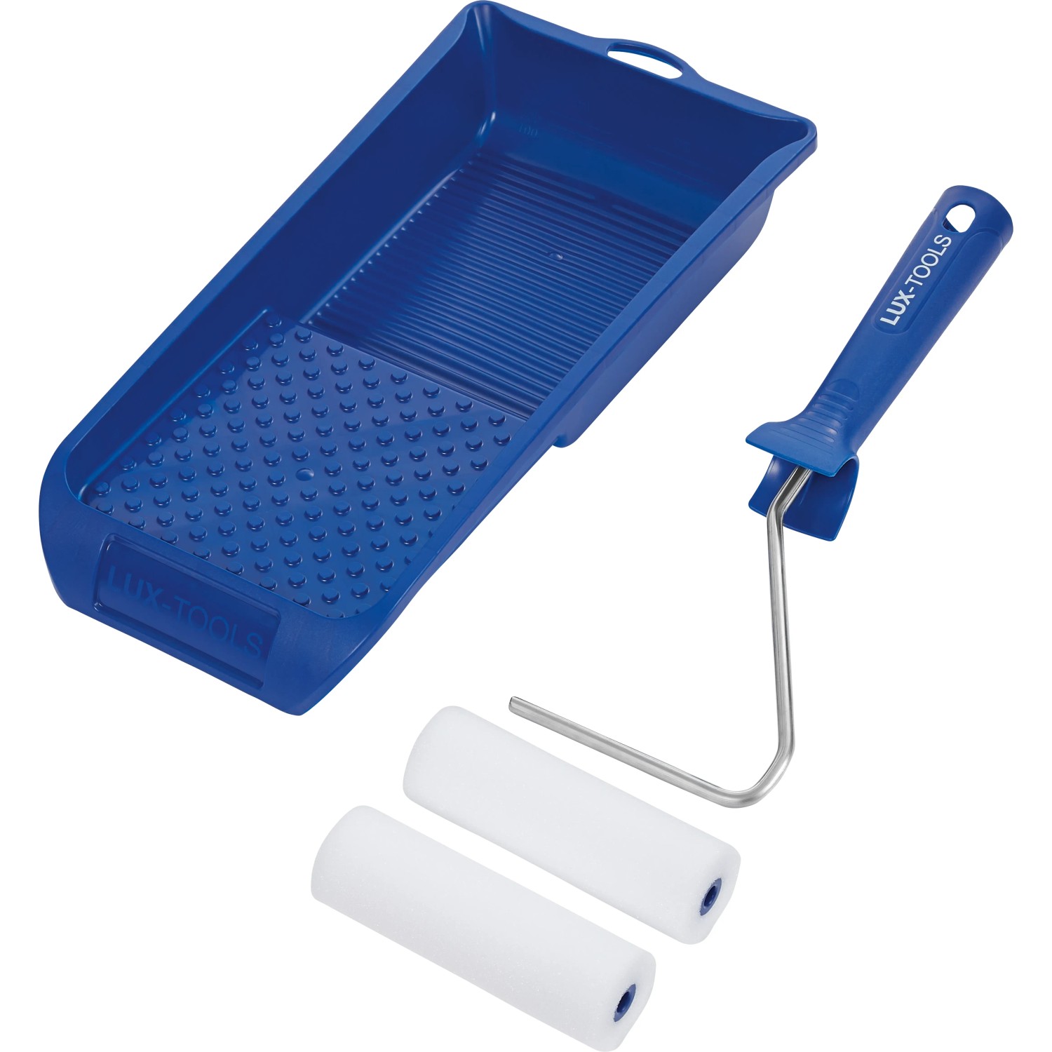 E-shop LUX-TOOLS Lazúrovacia súprava na hladké povrchy - 2 x valček 11 cm, vanička 15 x