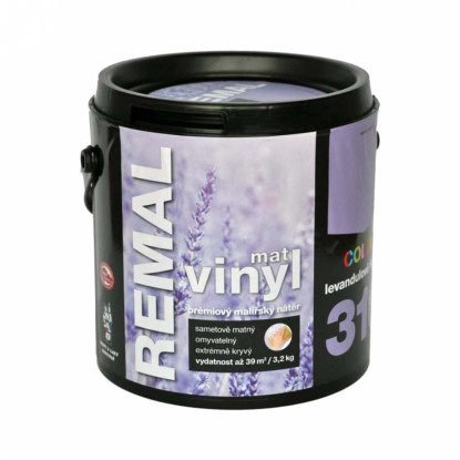 REMAL Vinyl COLOR Mat Prémiový maliarsky náter 310 levanduľovo fialová 3,2 kg