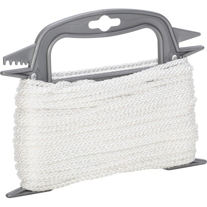 LUX Polypropylénové lano pletené Basic biele pr. 2 mm x 30 m