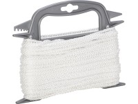 LUX-TOOLS Polypropylénové lano pletené Basic biele pr. 2 mm x 30 m