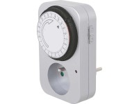 Spínacie hodiny mechanické strieborné