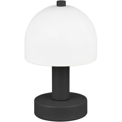 Reality Stolná lampa Glenn, matná čierna, pr. 12 x 19 cm