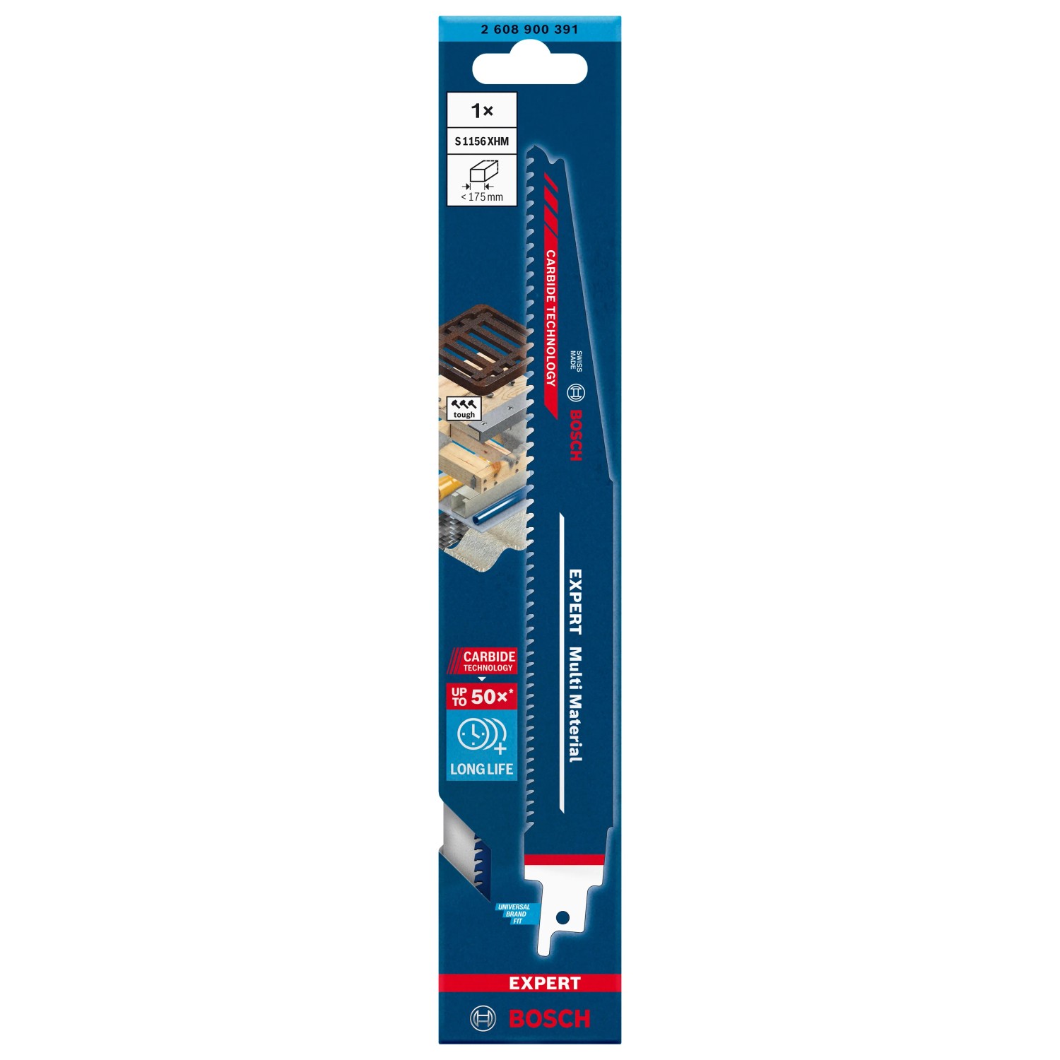 E-shop Bosch Pílový list do píly chvostovky Expert S 1156 XHM Multi Material