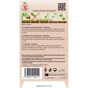 GardenSeed Premium Semienka Paprika Slovakia