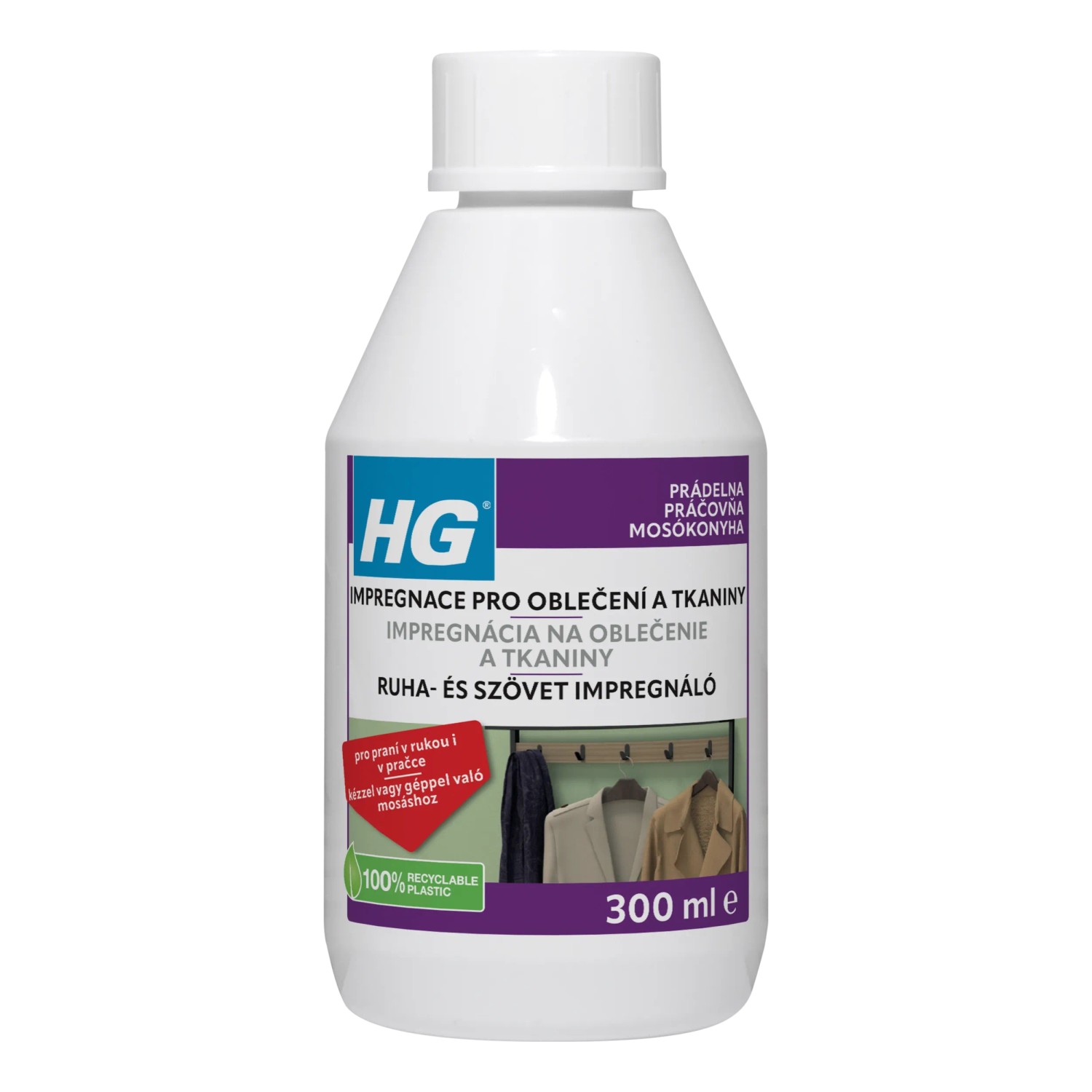 E-shop HG Impregnácia pre oblečenie a tkaniny 300 ml
