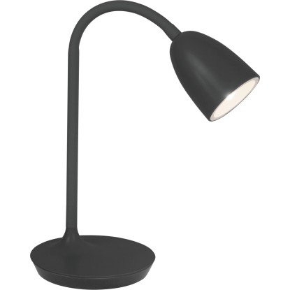 OBI LED stolová lampa Vidorni čierna