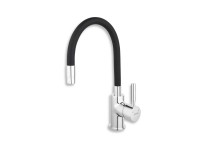 Novaservis Stojanková drezová batéria Ferro Flexi 70710 čierna-chróm