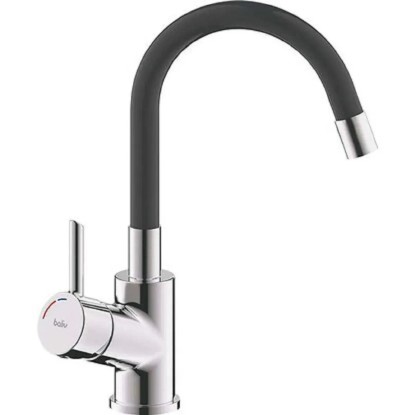 baliv Umývadlová batéria s elastickým ramenom čierna